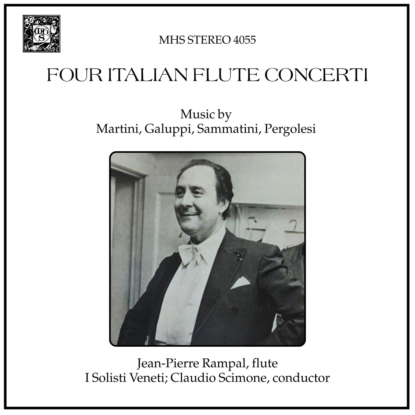Four Italian Flute Concertos - Jean Pierre Rampal, I Solisti Veneti, Claudio Scimone
