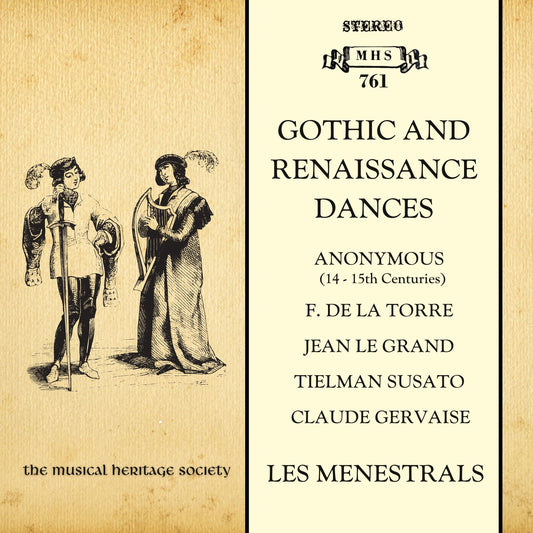 GOTHIC & RENAISSANCE DANCES - Les Menestrals