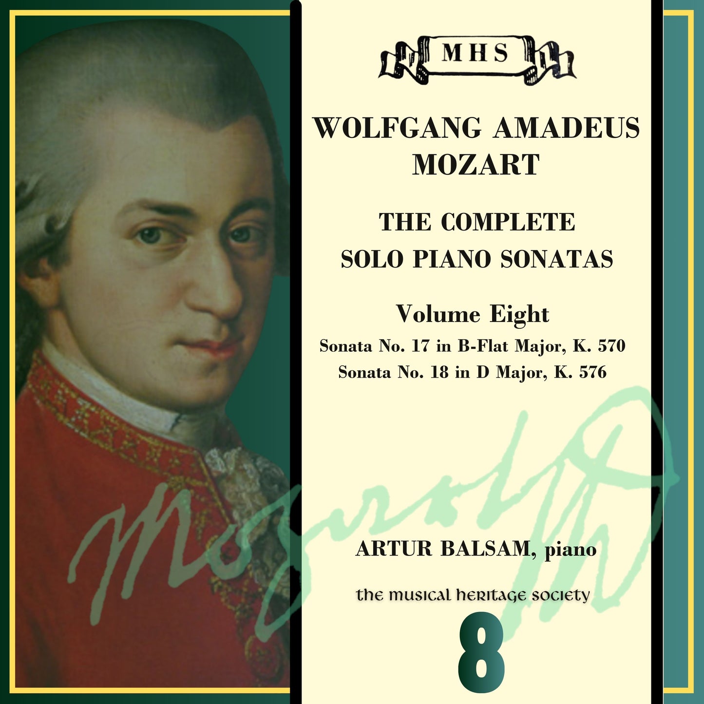 Mozart: The Complete Piano Sonatas, Vol. 8