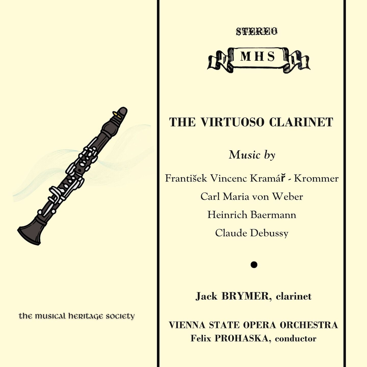 KROMMER: Concerto in E-flat major for Clarinet and Orchestra