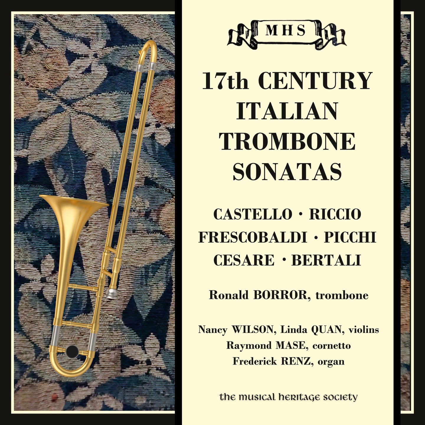 17th Century Italian Trombone Sonatas - Ronald Borror