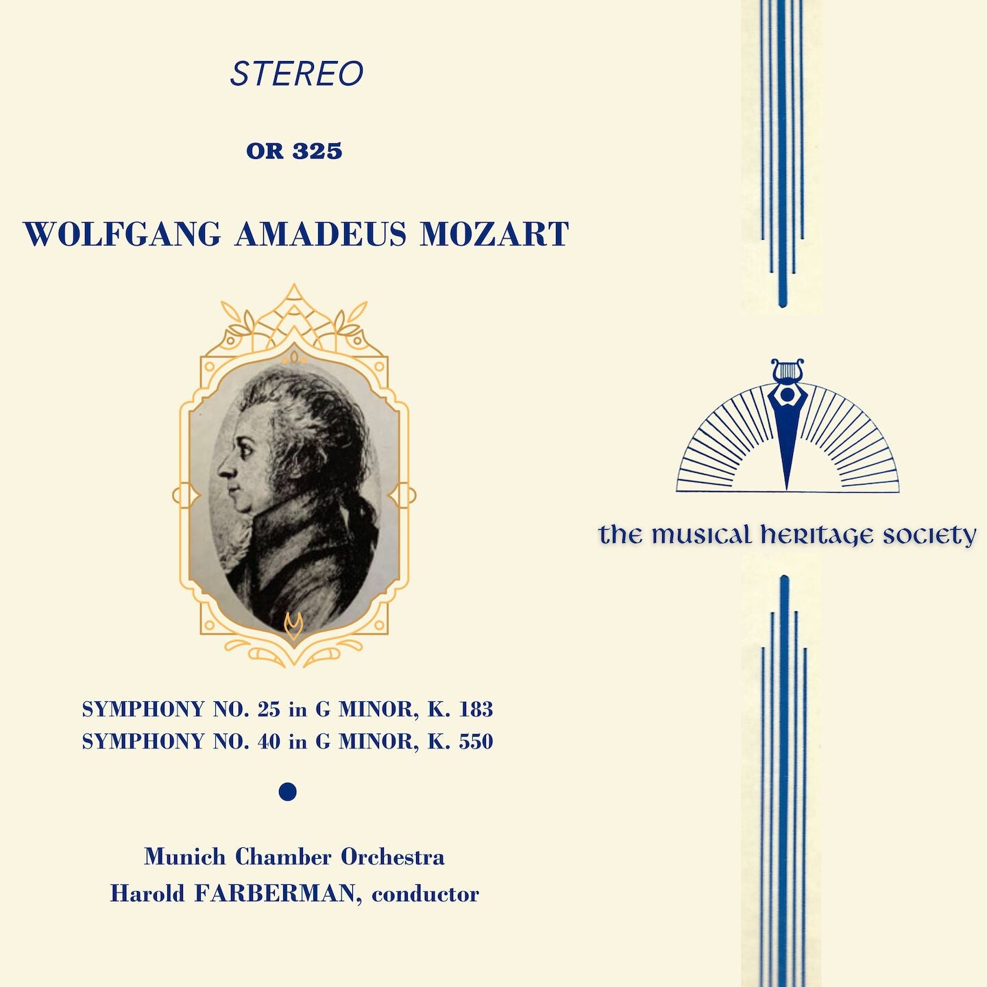 Mozart: Symphonies 25 & 40 - Harold Farberman, Munich Chamber Orchestra