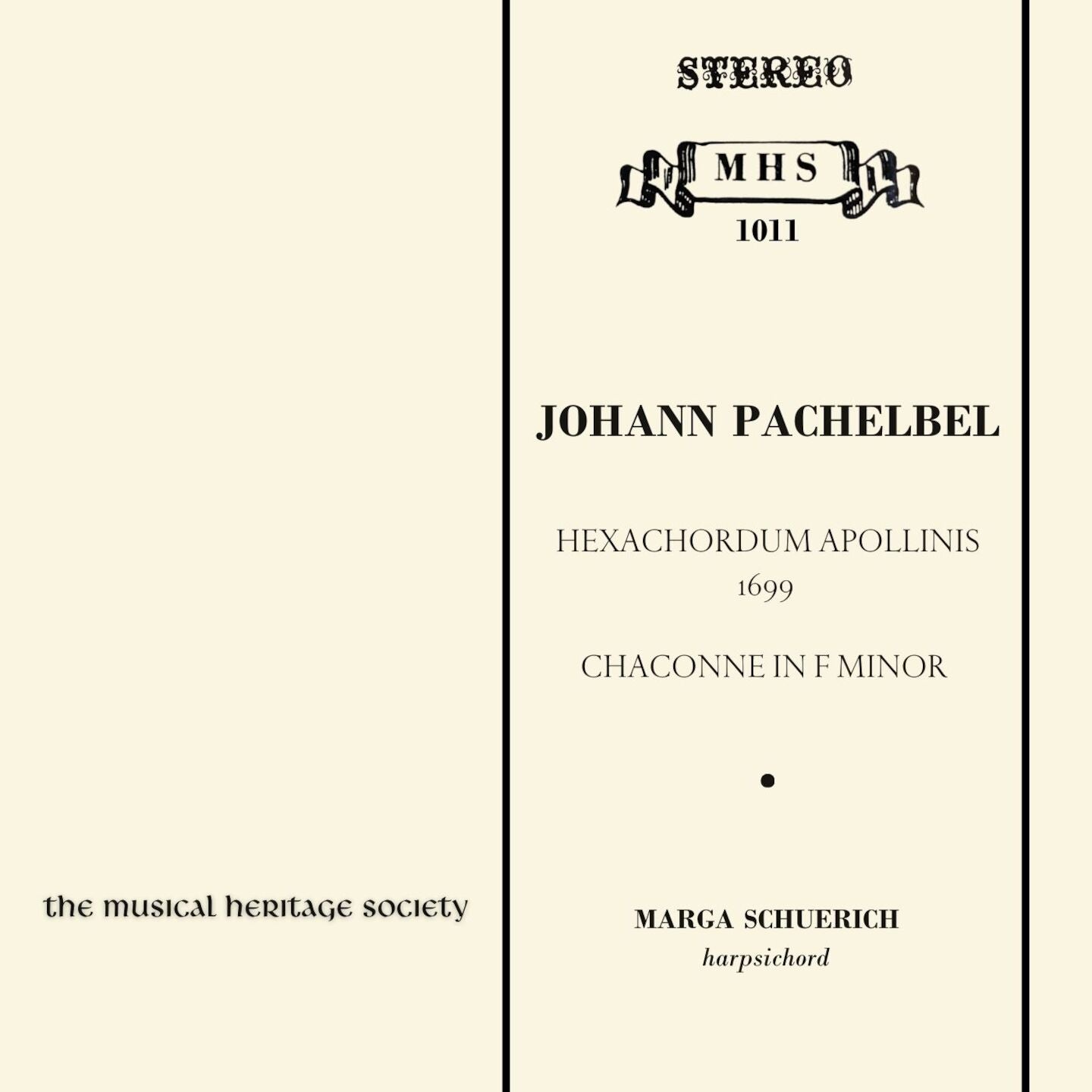 Pachelbel: Hexachordum Apollinis, Chaconne in F Minor