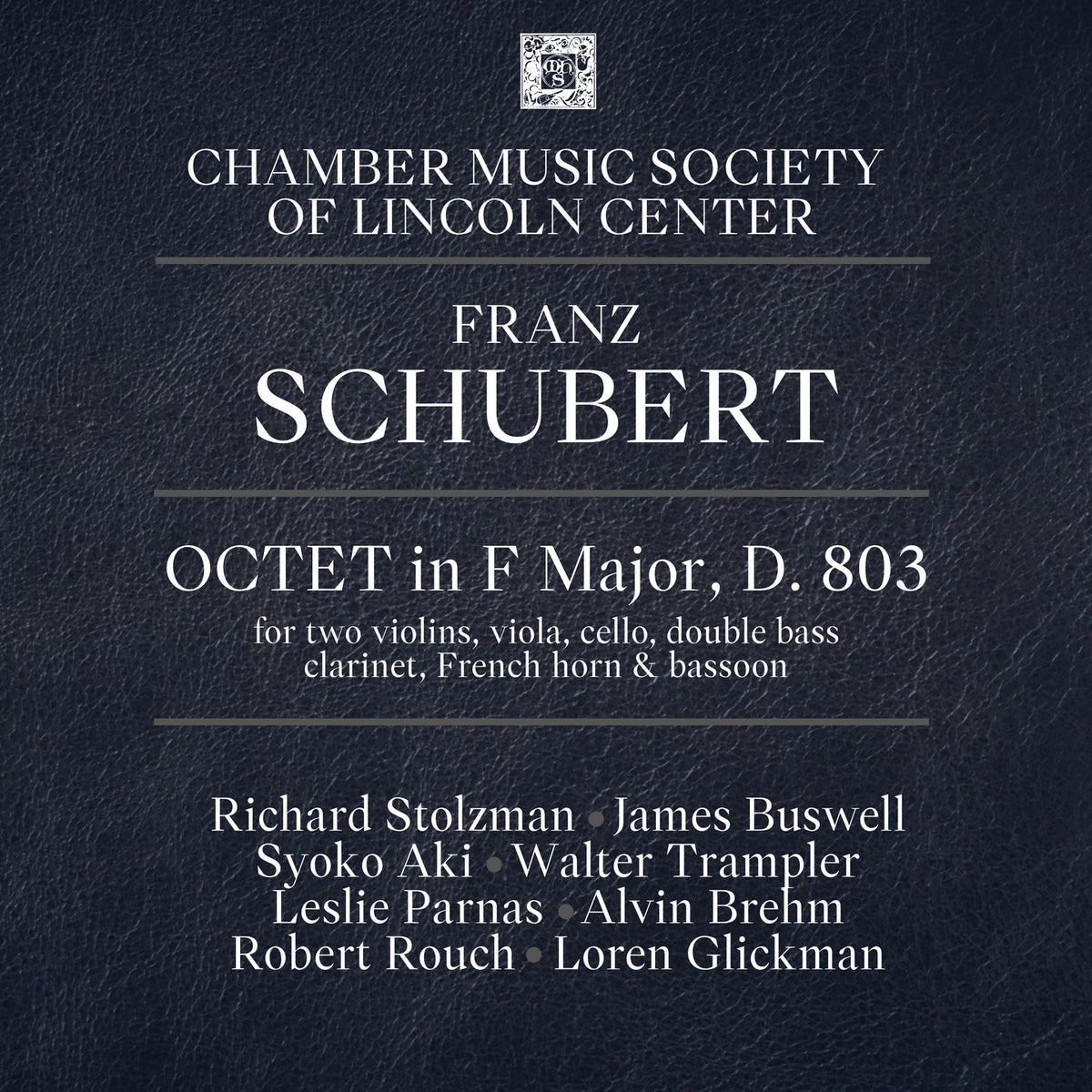 Schubert: Octet in F Major, D. 803