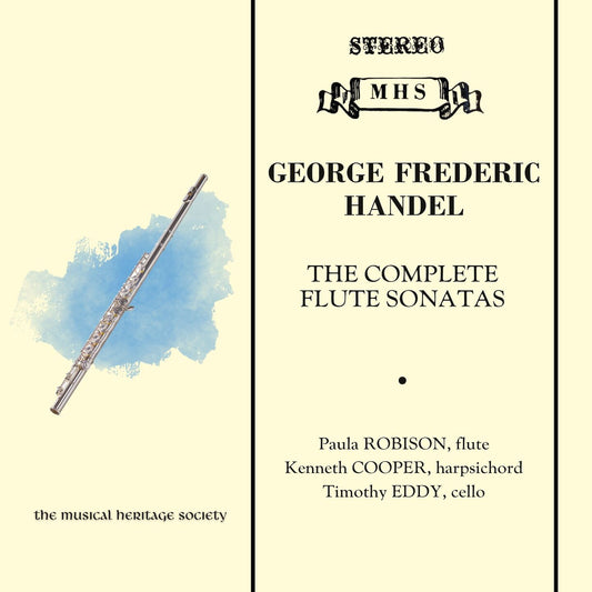 Handel: The Complete Flute Sonatas - Paula Robison, Kenneth Cooper