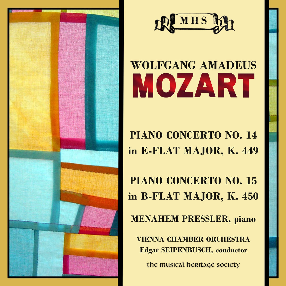 Mozart: Piano Concerto Nos. 14 & 15 - Menahem Pressler, Vienna Chamber Orchestra