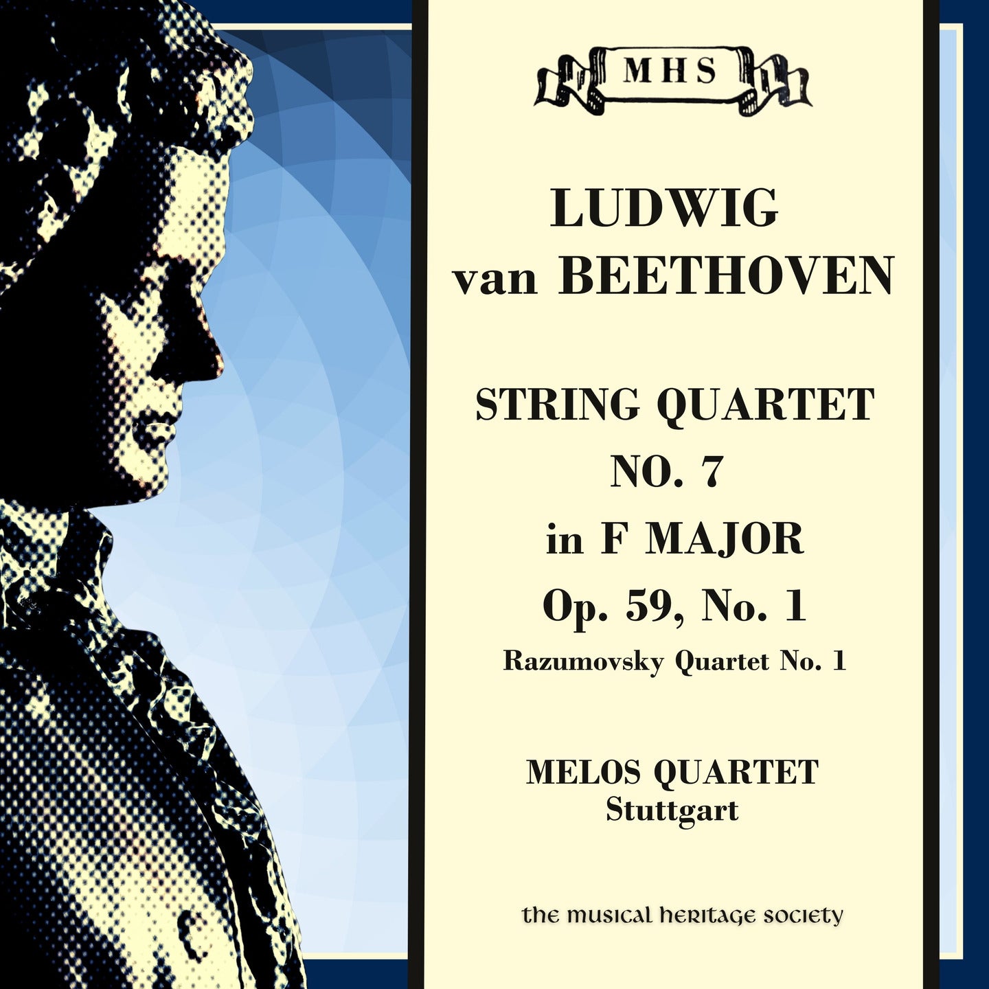 Beethoven: String Quartet No. 7 in F Major, Op. 59, No. 1 - Melos Quartet Stuttgart