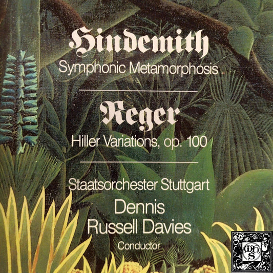 Hindemith: Symphonic Metamorphoses; Reger: Hiller Variations - Dennis Russell Davies, Staatsorchester Stuttgart