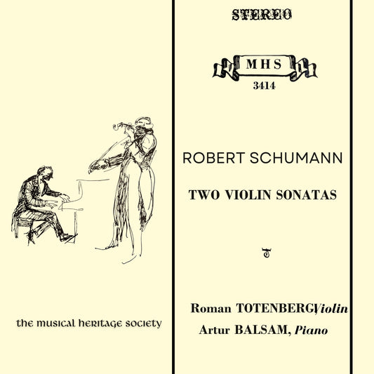 Schumann: Two Violin Sonatas - Roman Totenberg, Artur Balsam