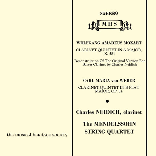 All Subtlety and Depth: Mozart and Weber Clarinet Quintets