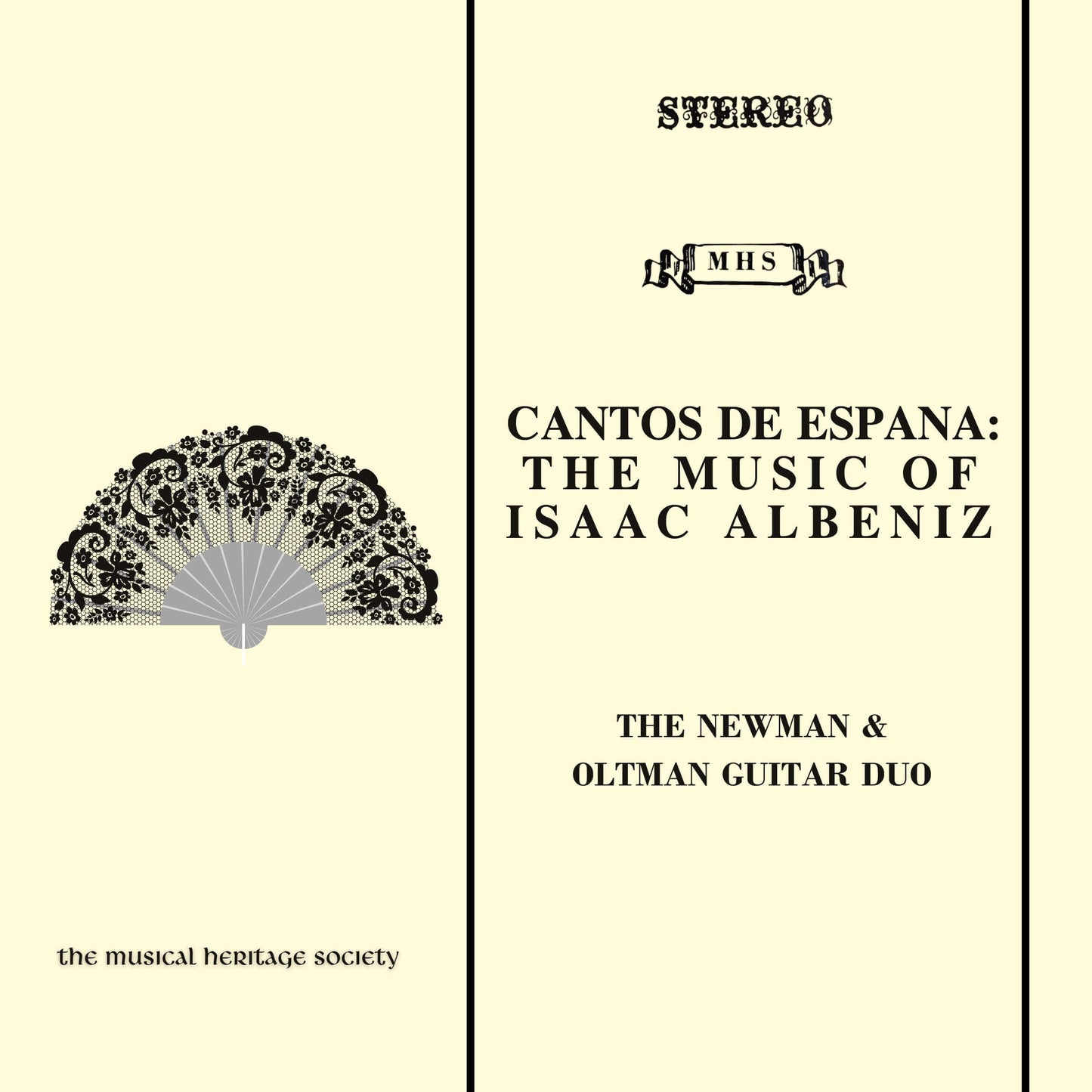 Cantos de Espana: The Music of Isaac Albeniz - Overtures Transcribed for Two Guitars in the 19th Century - The Newman & Oltman Guitar Duo