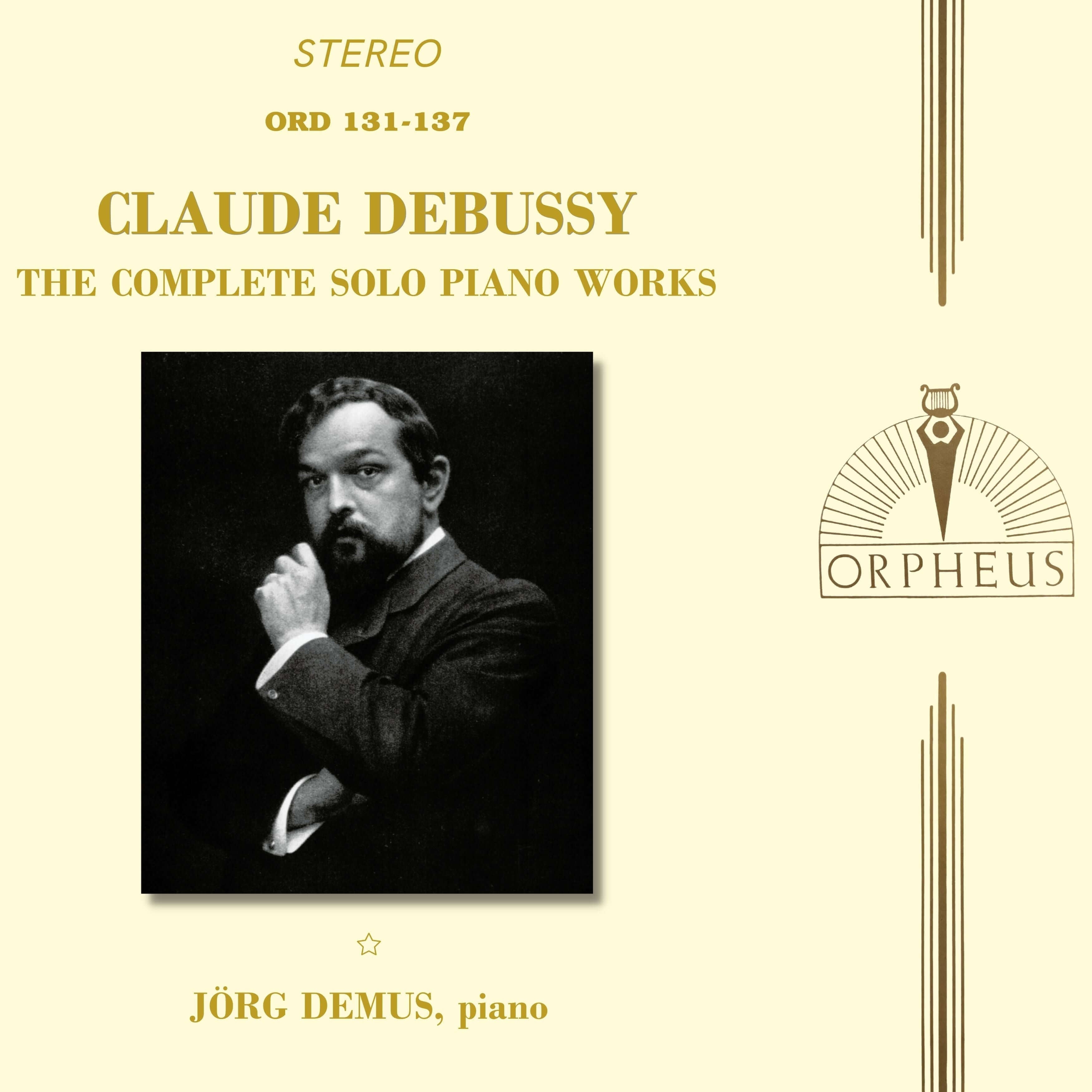 DEBUSSY: THE COMPLETE SOLO PIANO WORKS - JORG DEMUS