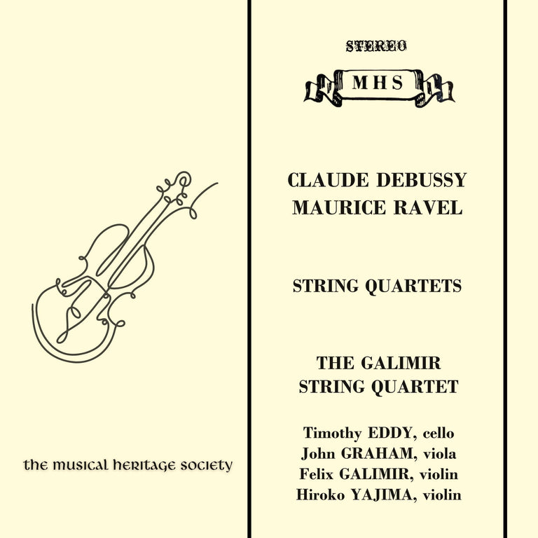 Ravel & Debussy String Quartets Galimir Quartet The Musical