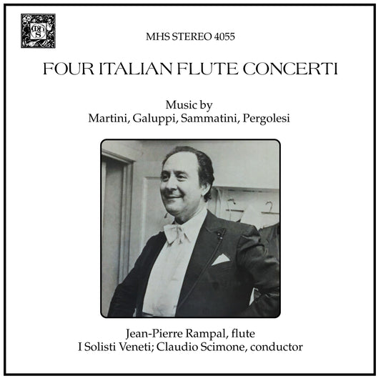 Four Italian Flute Concertos - Jean Pierre Rampal, I Solisti Veneti, Claudio Scimone