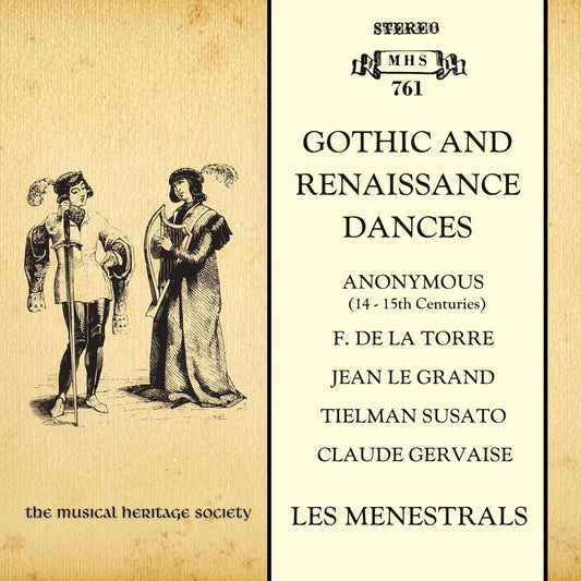 GOTHIC & RENAISSANCE DANCES - Les Menestrals