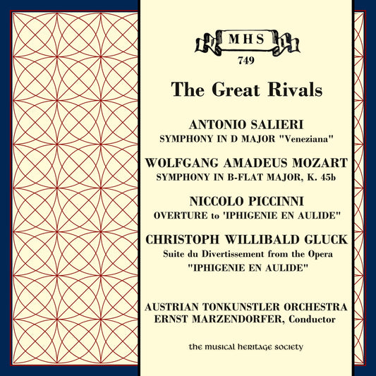 MOZART & SALIERI: THE GREAT RIVALS - ERNST MARZENDORFER, AUSTRIAN TONKUNSTLER ORCHESTRA