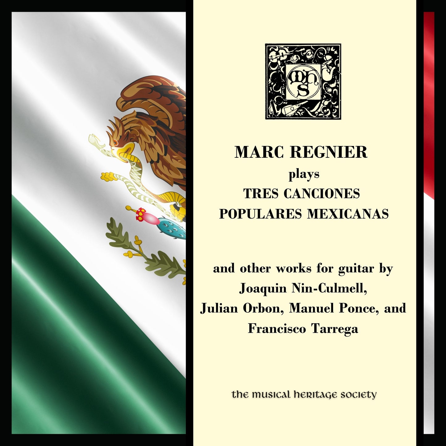 Marc Regnier Plays Tres Canciones Populaires Mexicanas