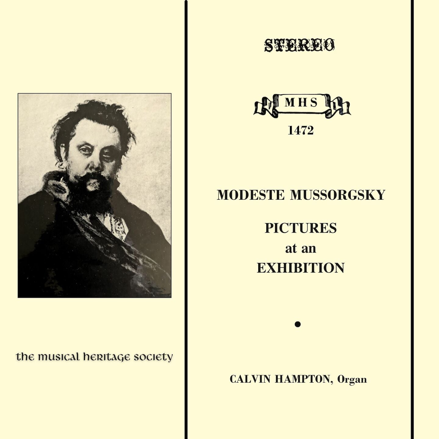 Pictures At An Exhibition (Arr. for Organ by Calvin Hampton): III. Il Vecchio Castello