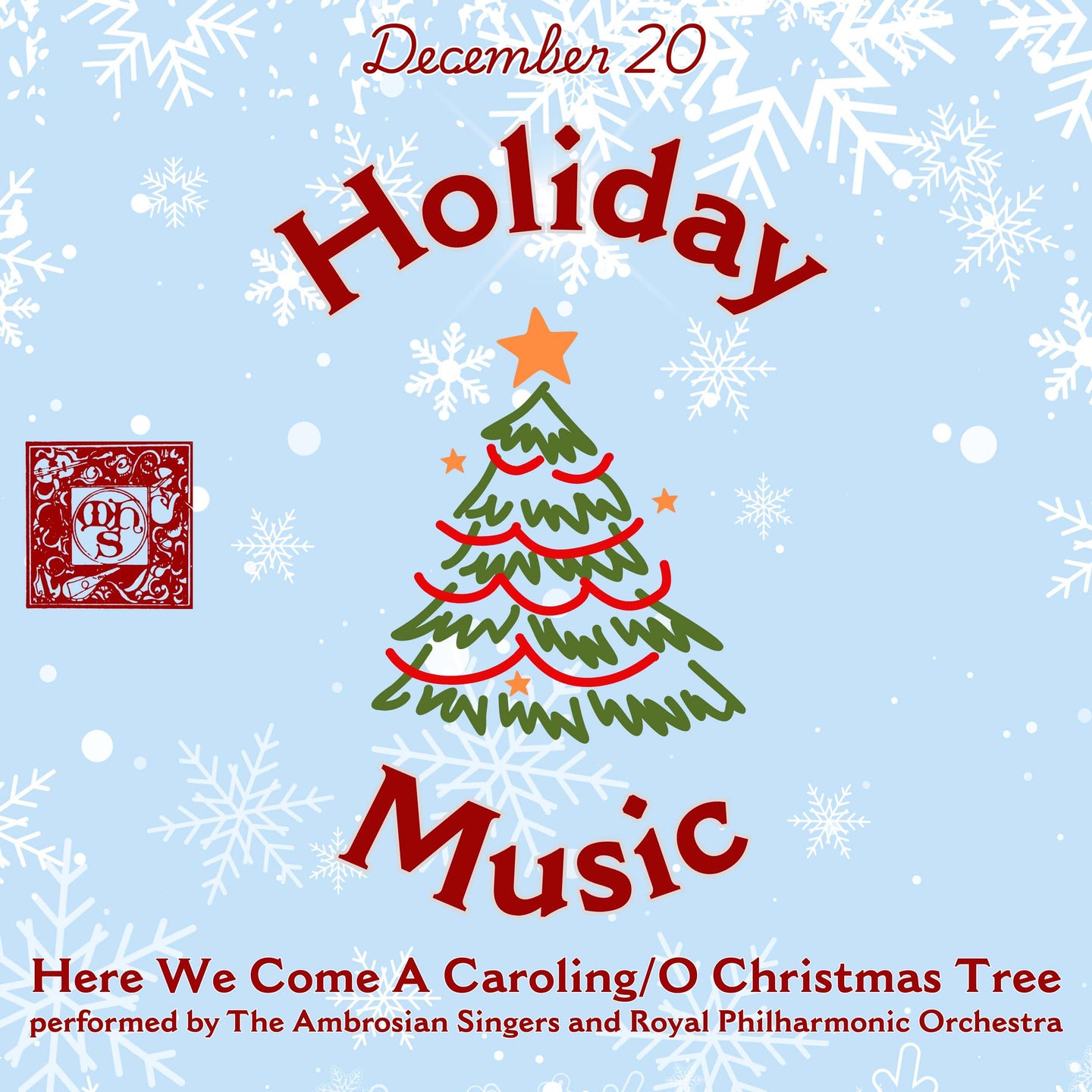 Here We Come A Caroling/O Christmas Tree - Our Free Holiday Download for December 19th