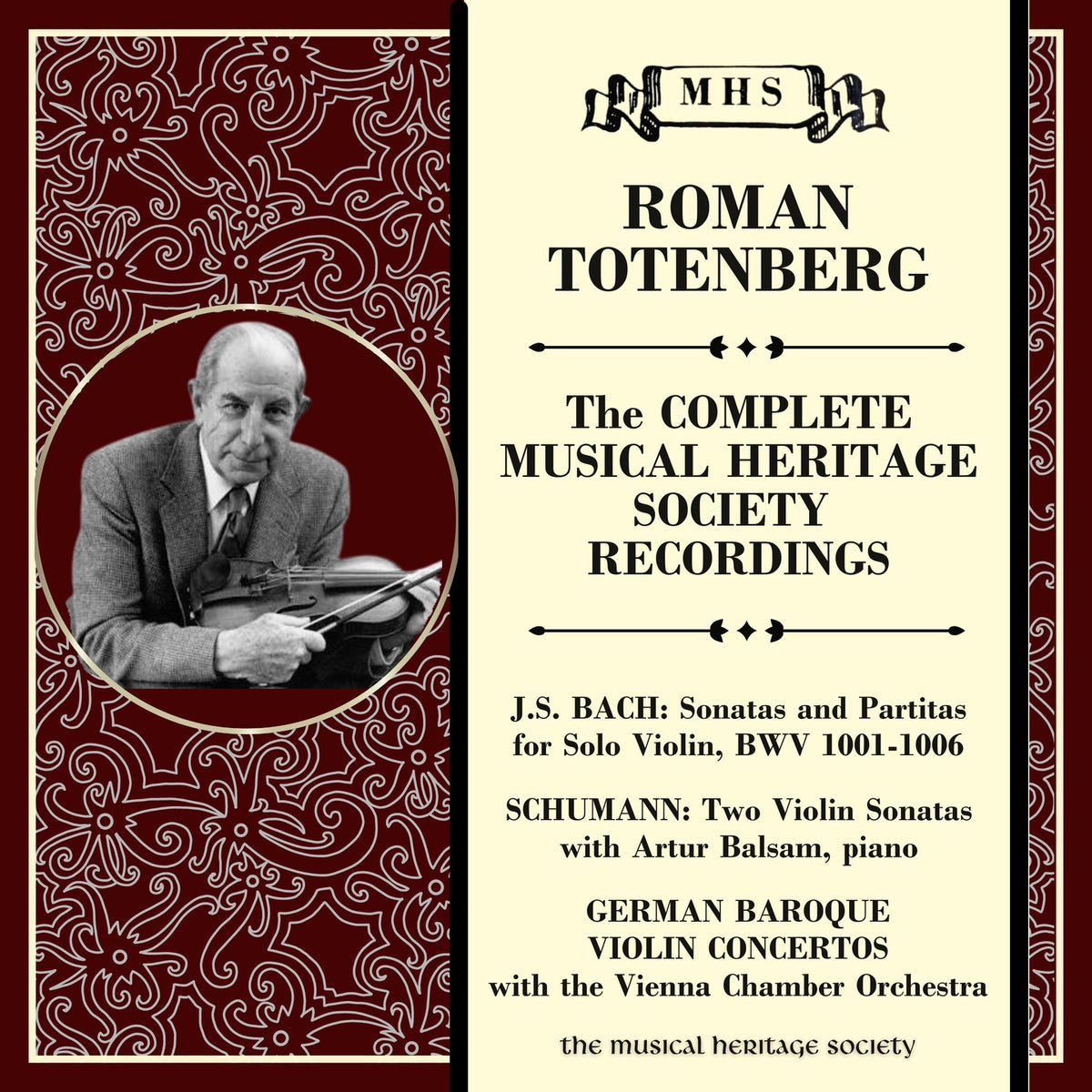 ROMAN TOTENBERG: THE COMPLETE MUSICAL HERITAGE SOCIETY RECORDINGS