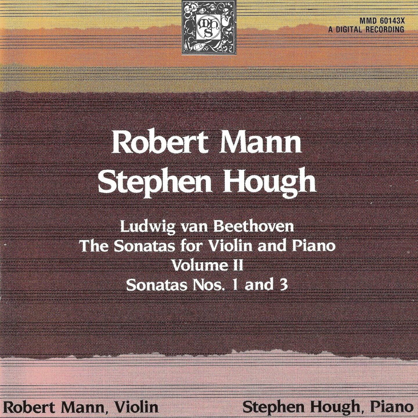 Beethoven: The Sonatas for Violin and Piano, Volume 2 - Robert Mann & Stephen Hough