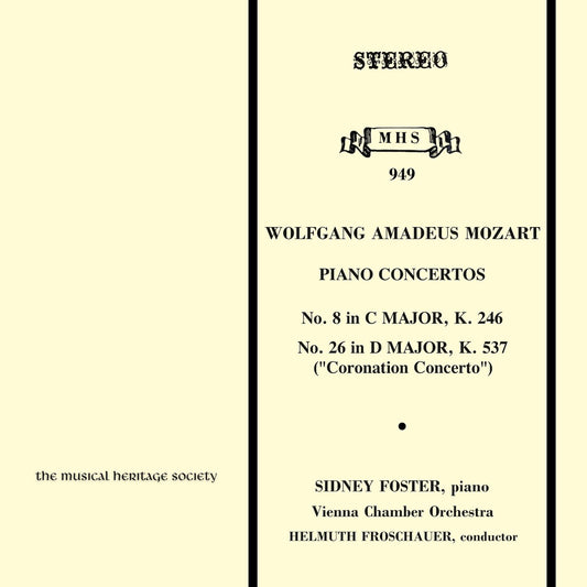 Piano Concerto No. 8 in C Major, K. 246: III. Rondeau. Tempo di Minuetto (cadenzas by Sidney Foster)