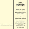 Byrd: Madrigals, Motets, Anthems & Keyboard Works - The Saltire Singers, Roy Jesson