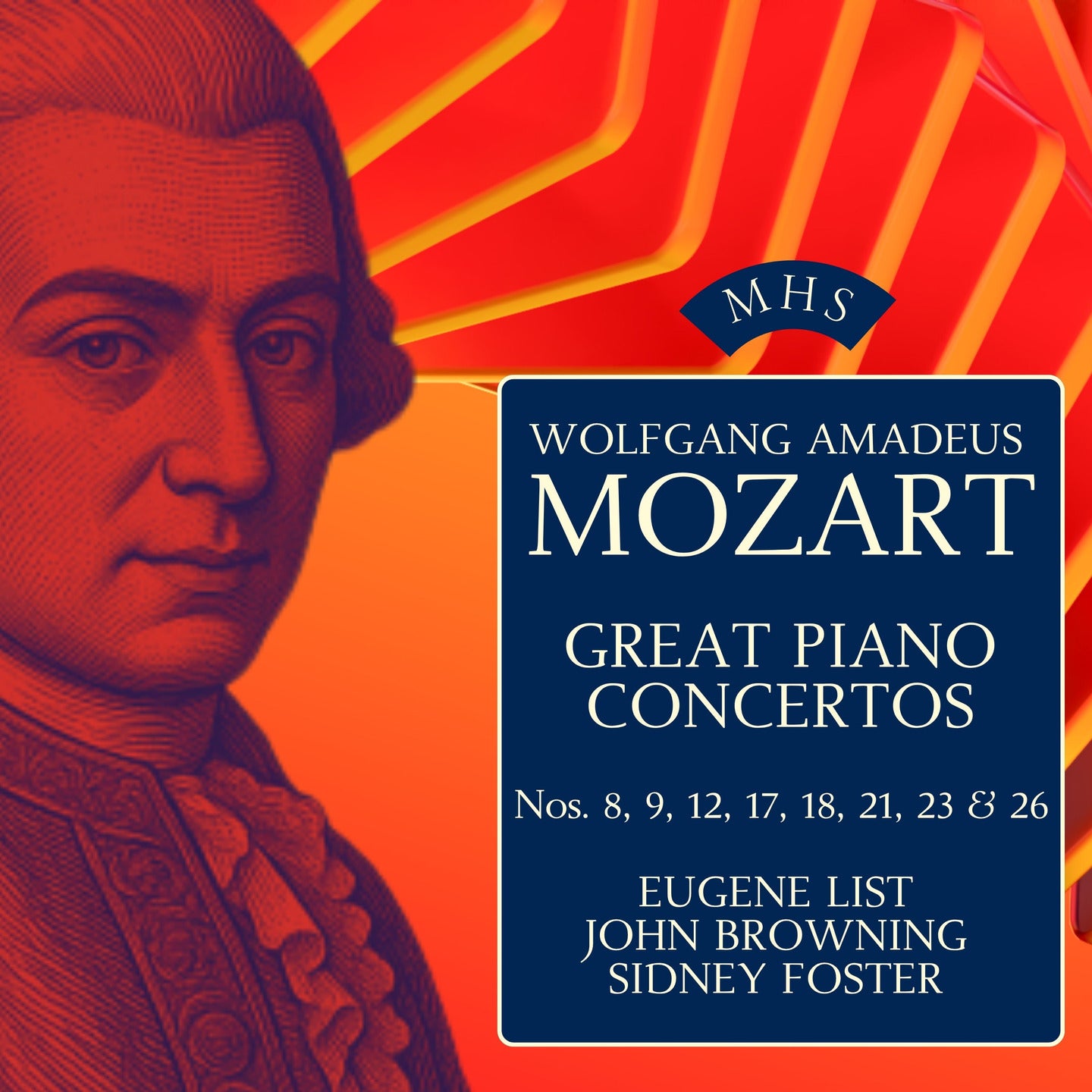 Mozart: 8 Great Piano Concertos – The Musical Heritage Society