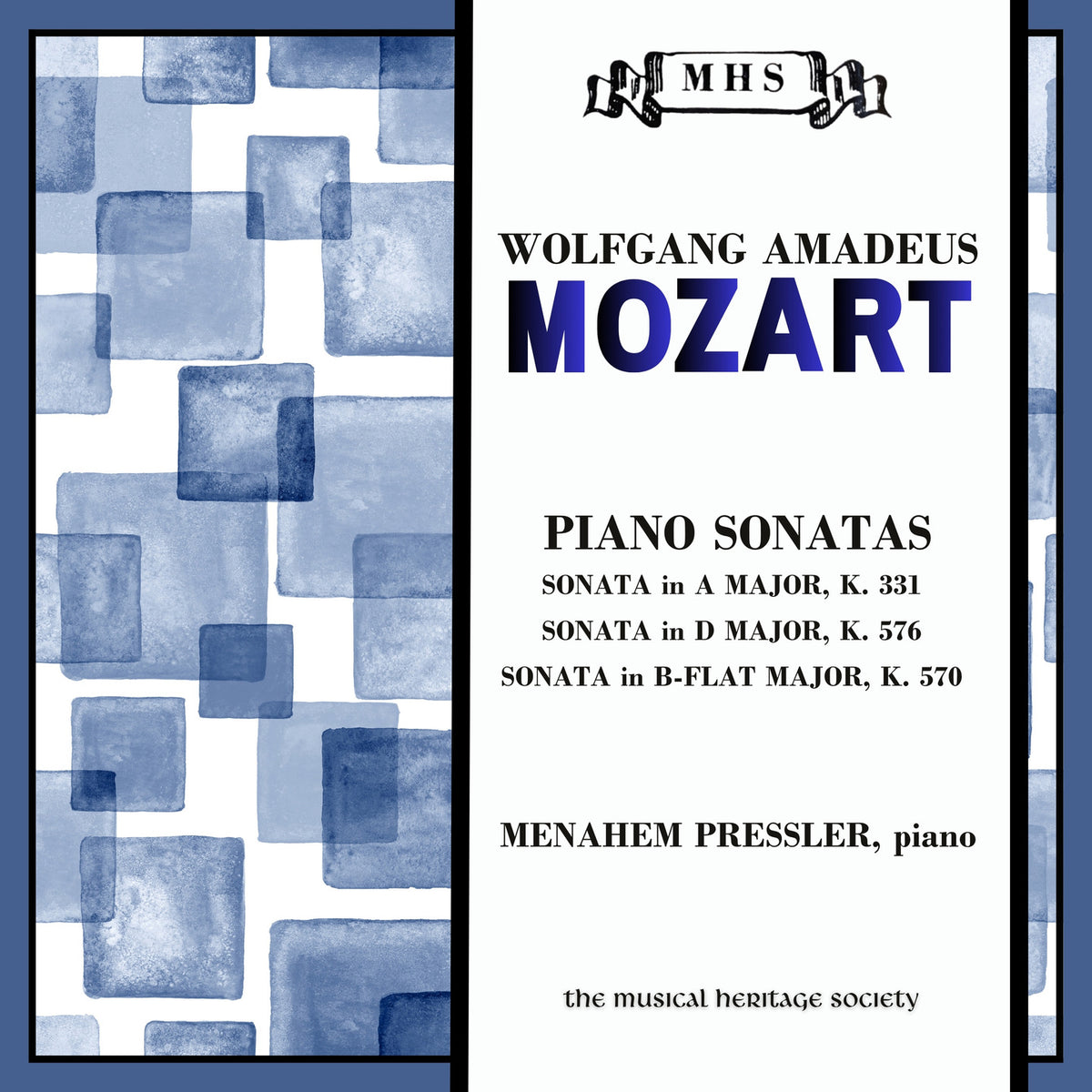 Mozart: Piano Sonatas - Menahem Pressler