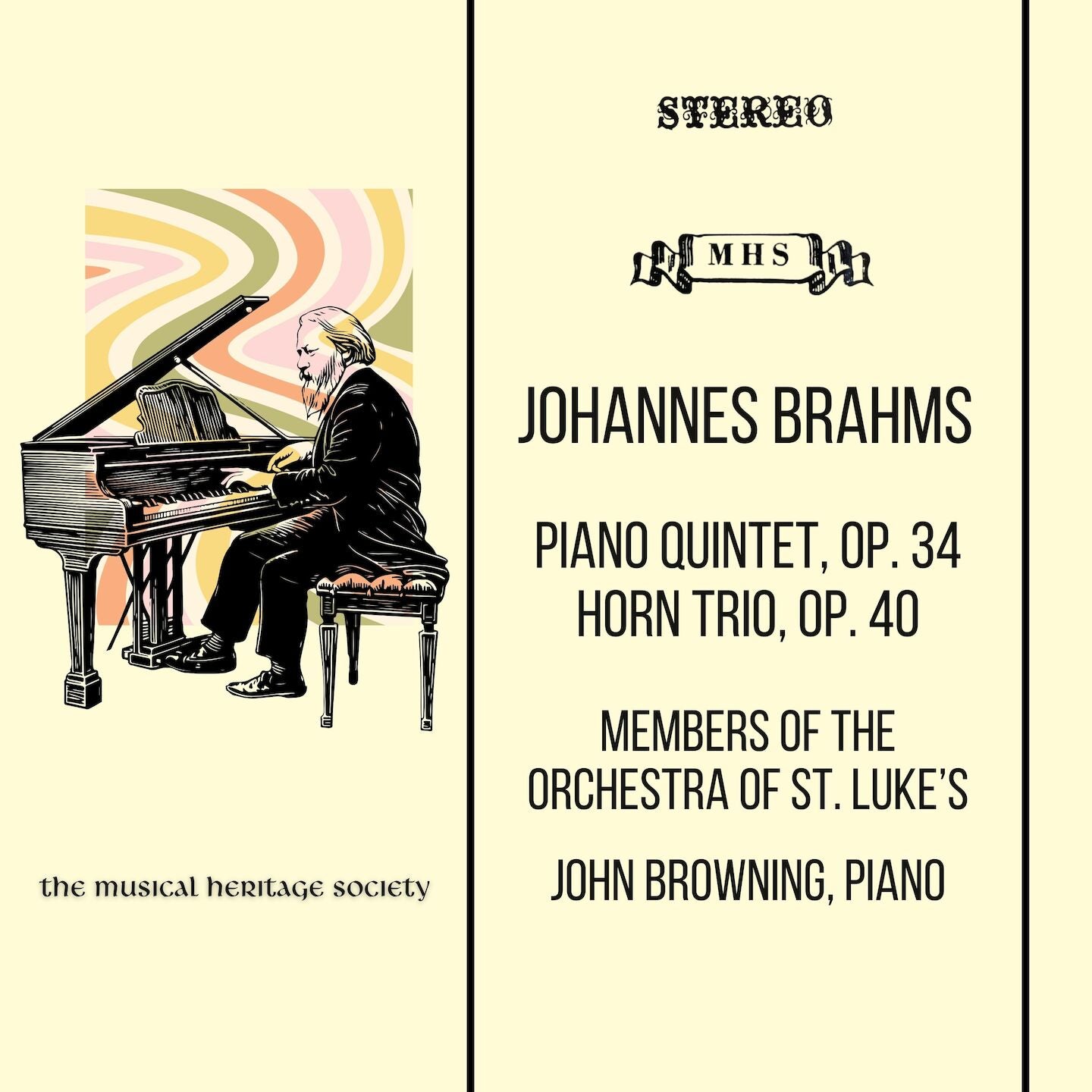 Brahms: Piano Quintet & Horn Trio - John Browning, Members of the Orchestra of St. Luke's