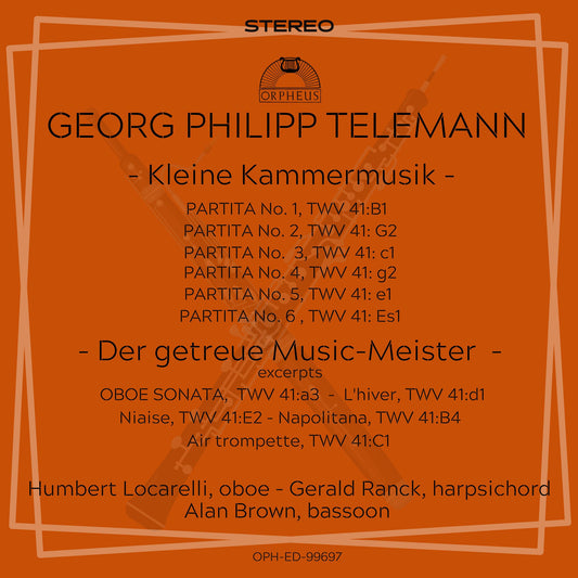 Telemann: Kleine Kammermusik, Der getrueue Music-Meister (excerpts)