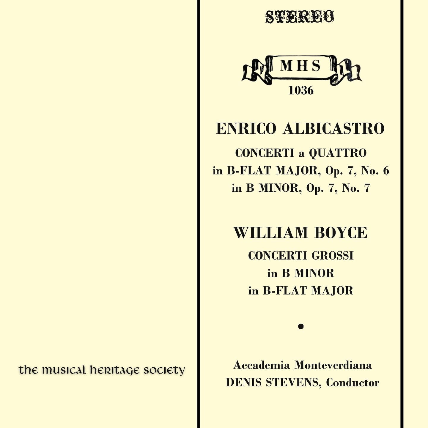 Albicastro: Concerto a 4 in B Minor, Op. 7, No. 7 IV. Allegro - Da capella - Allegro