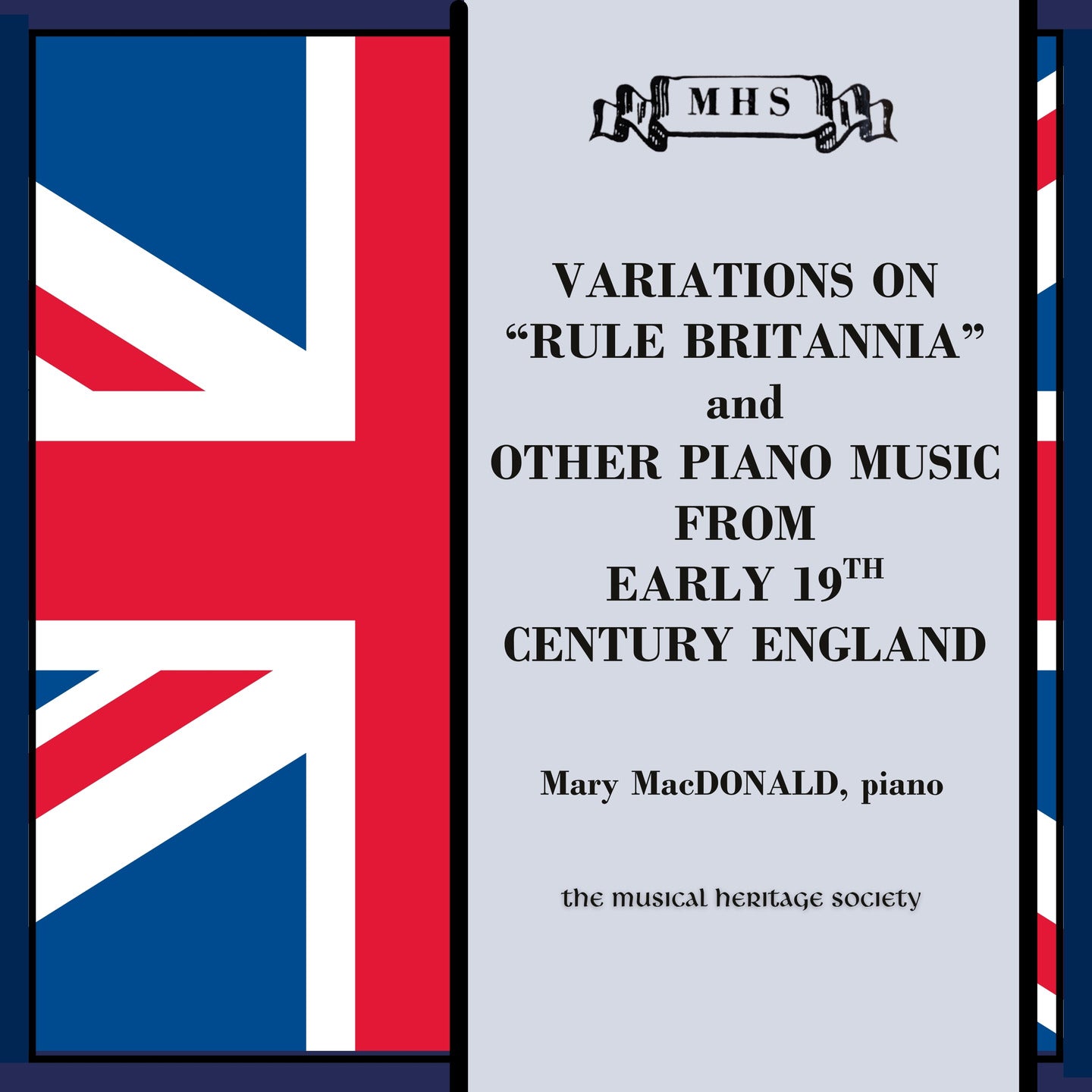 Variations on "Rule Britannia" and Other Piano Music from Early 19th Century England