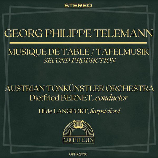 Telemann: Tafelmusik, Second Production