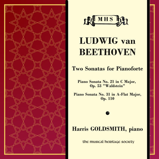 Beethoven: Two Sonatas for Pianoforte - Harris Goldsmith