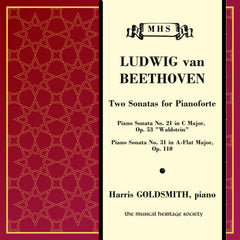 Beethoven: Two Sonatas for Pianoforte - Harris Goldsmith
