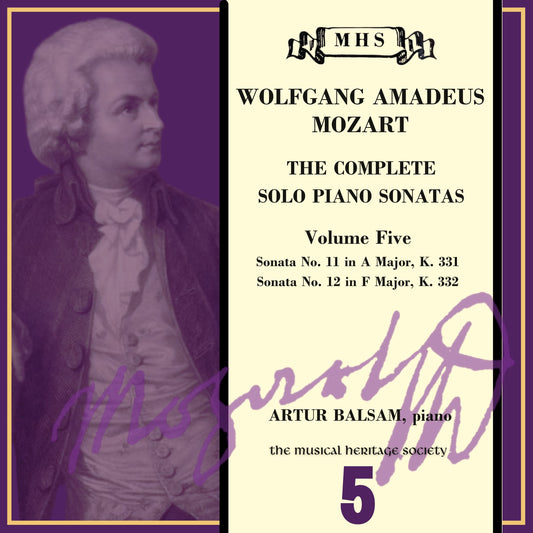 Mozart: The Complete Piano Sonatas, Vol. 5