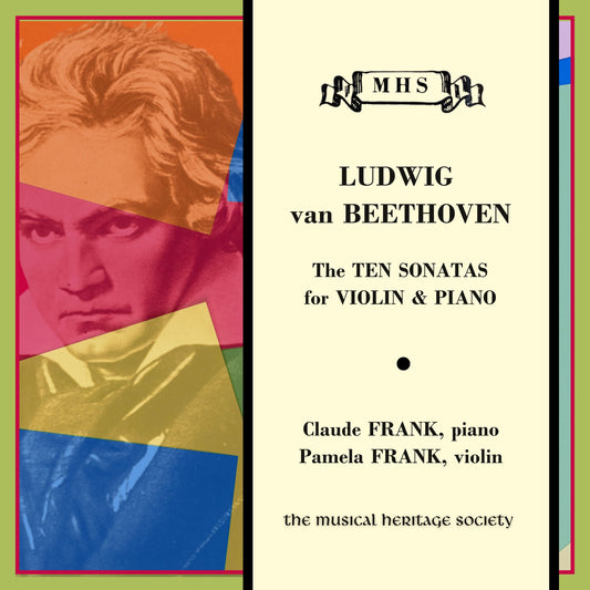 BEETHOVEN: THE 10 SONATAS FOR VIOLIN & PIANO - Pamela & Claude Frank