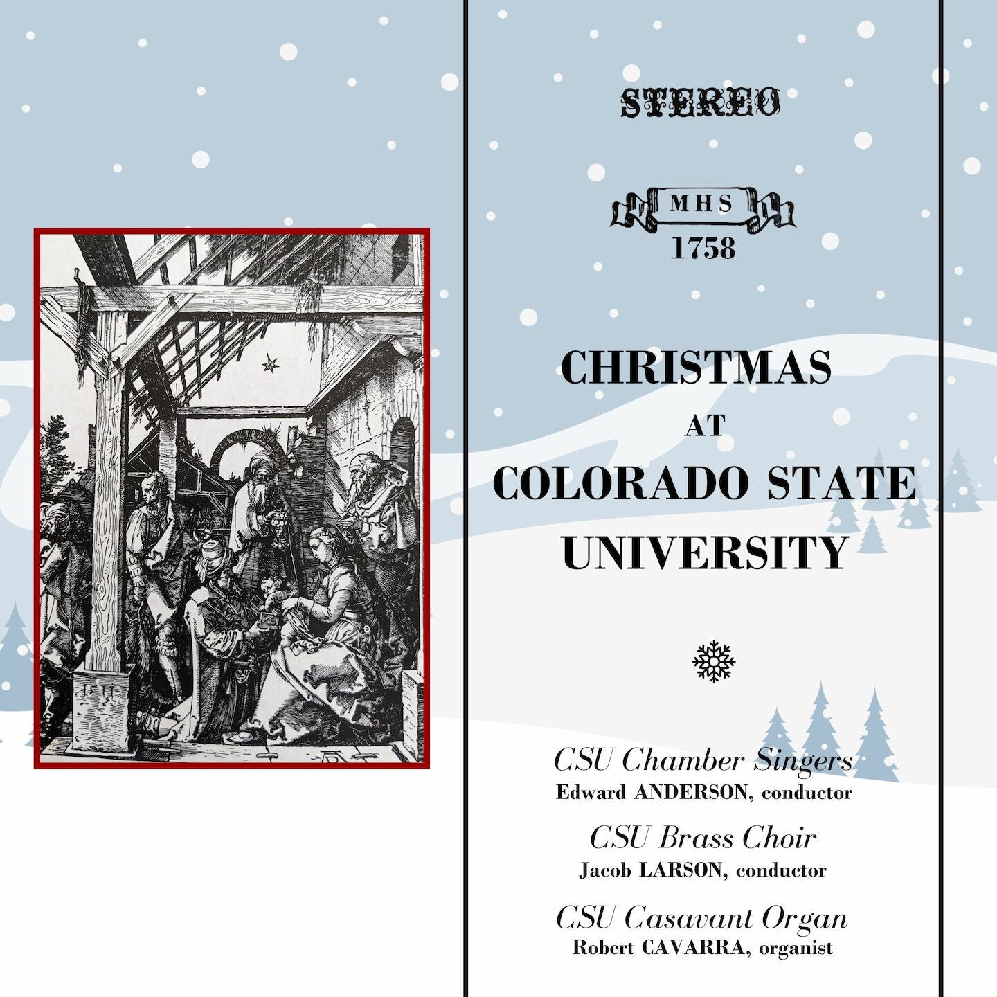 CHRISTMAS AT COLORADO STATE UNIVERSITY, Volume 1 - Colorado State University Chamber Choir, Brass Choir and Organ