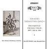 BACH, J.S.: Two Partitas for Solo Violin - Otto Büchner (Rounded Bow)