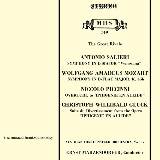 SALIERI: Sinfonia Veneziana: I. Allegro assai