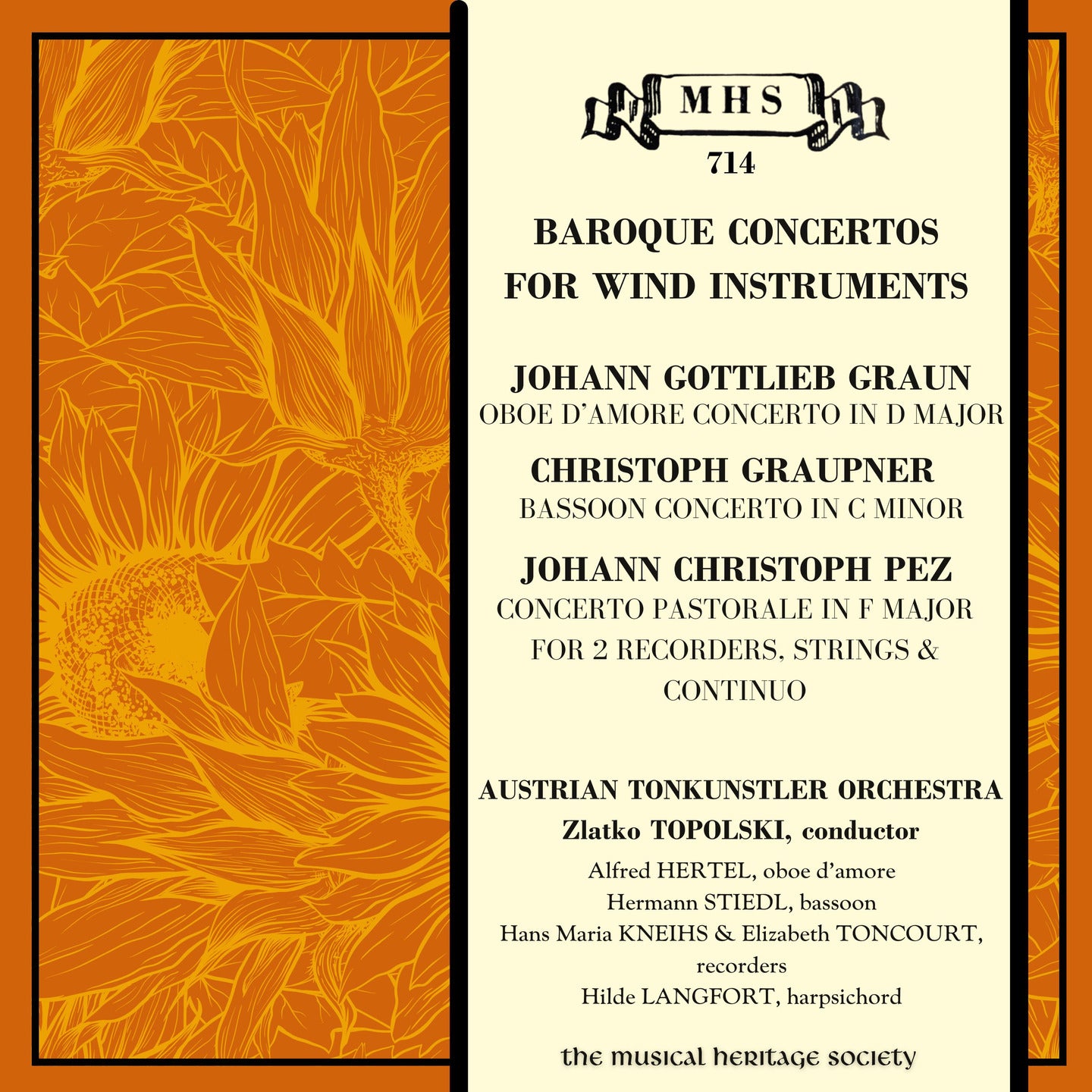 Graupner: Bassoon Concerto in C Minor, GWV 307 III. Largo