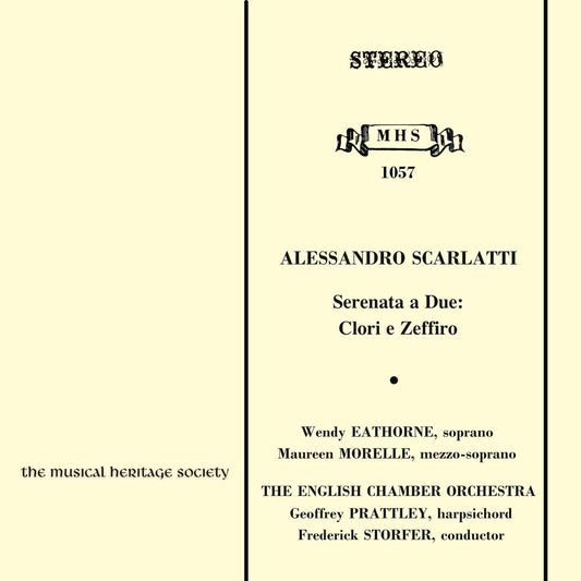 SCARLATTI: Clori e Zeffiro No. 4 Aria - Chiedo a fiori ed alle fronde (Zeffiro)