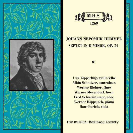 Hummel: Septet No. 1 in D Minor, Op. 74