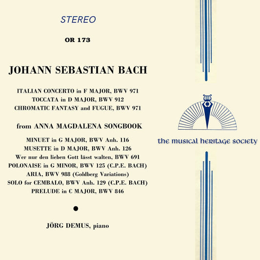 Bach: Italian Concerto, Chromatic Fantasy & Fugue and Other Works