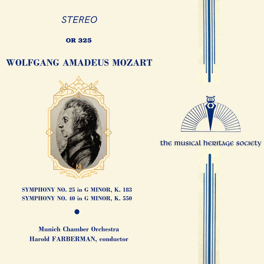 Mozart: Symphonies 25 & 40 - Harold Farberman, Munich Chamber Orchestra