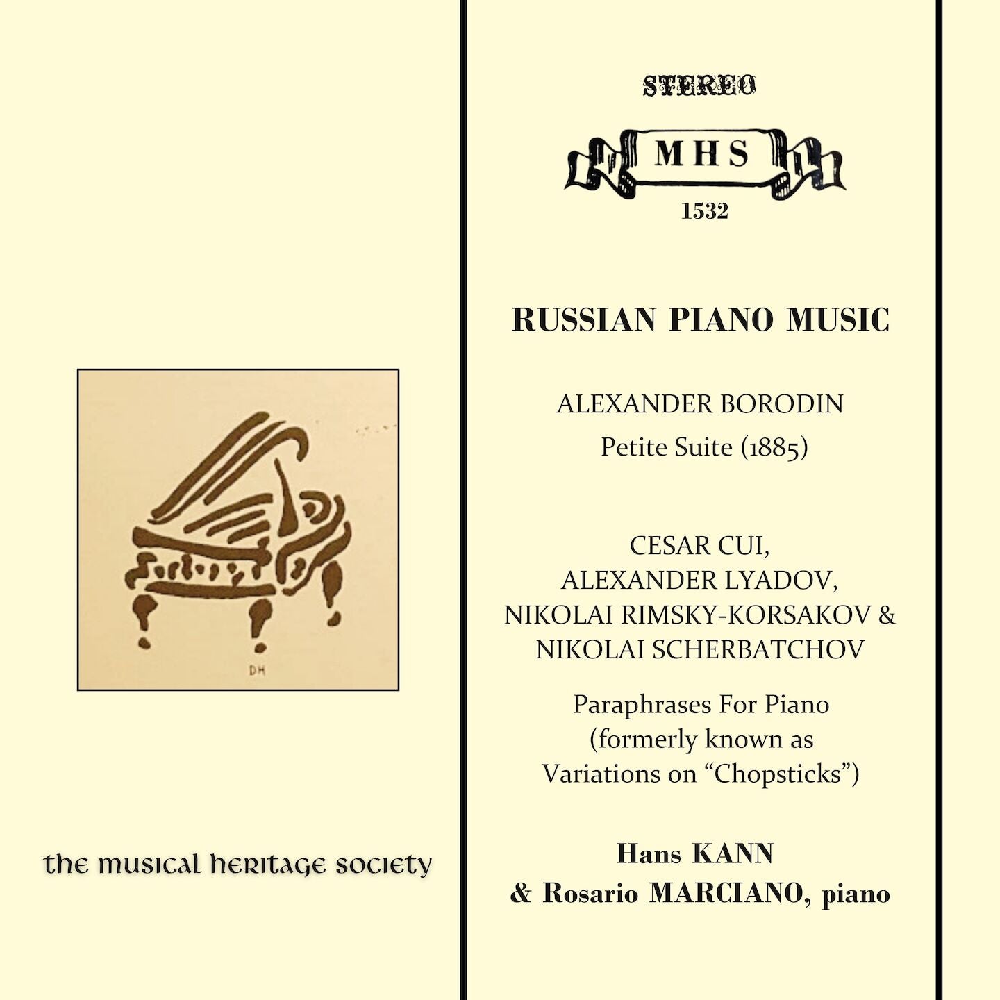 Russian Piano Music - Hans Kann