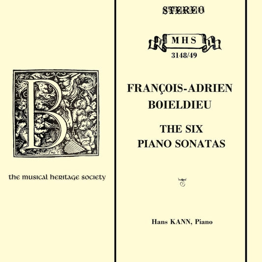 BOIELDIEU: THE SIX PIANO SONATAS - HANS KANN