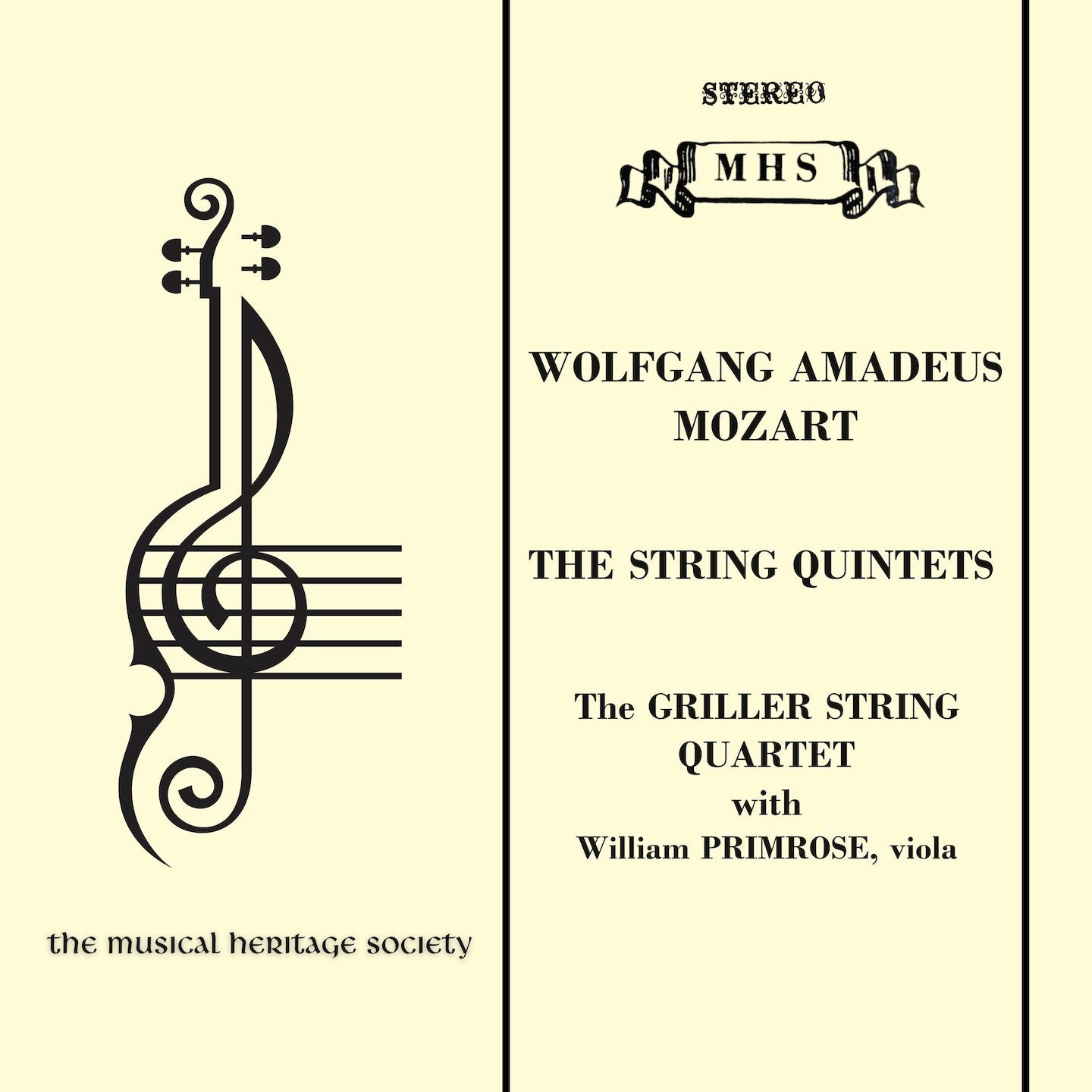 Mozart: The String Quintets - Griller String Quartet, William Primrose