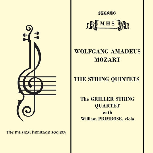 Mozart: The String Quintets - Griller String Quartet, William Primrose